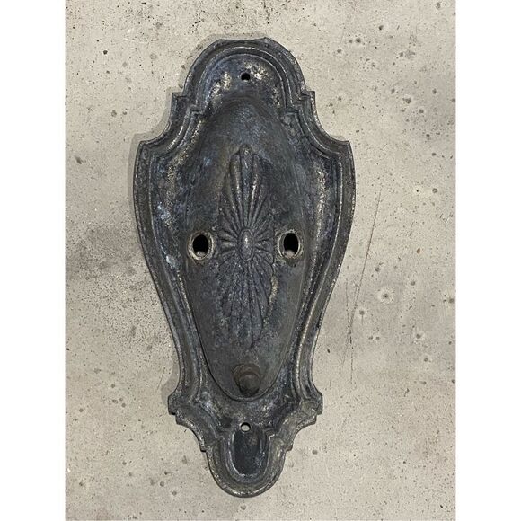 Antique Neoclassical Sconce Plate Part for Double Arm - Picture 1 of 4